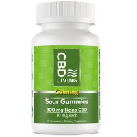 CBD Living - Broad Spectrum CBD Gummies - Sour - 10mg CBD per gummy / 30 count
